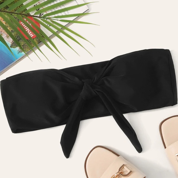 SHEIN Other - Knot Bandeau Swimsuit Top